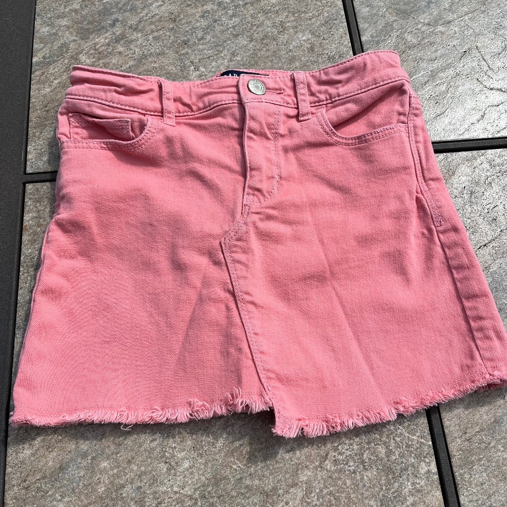 Gap denim peach skirt
